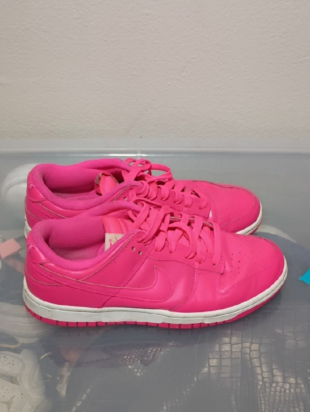 Nike Women's Bright Pink Low-Top Sneakers